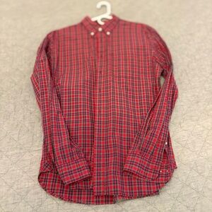 Brooks Brothers Red and Blue Plaid Men's Shirt